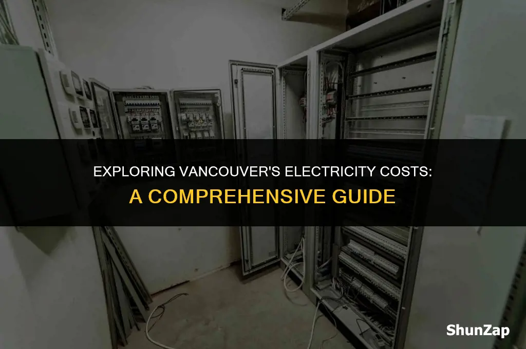 how much does electricity cost in vancouver