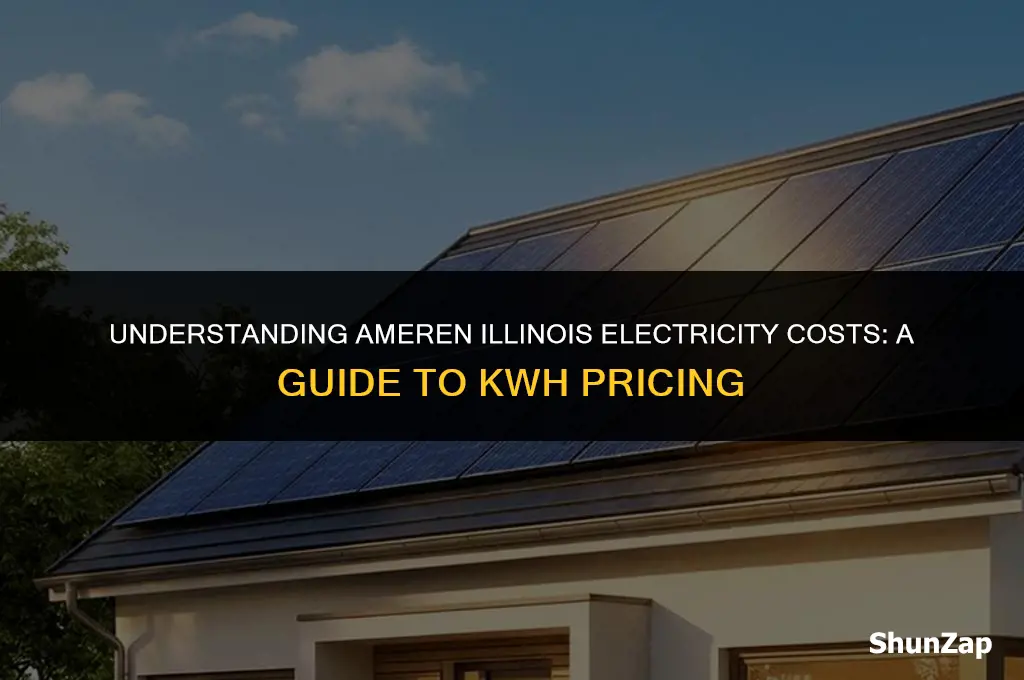 how much does electricity cost kwh ameren illinois