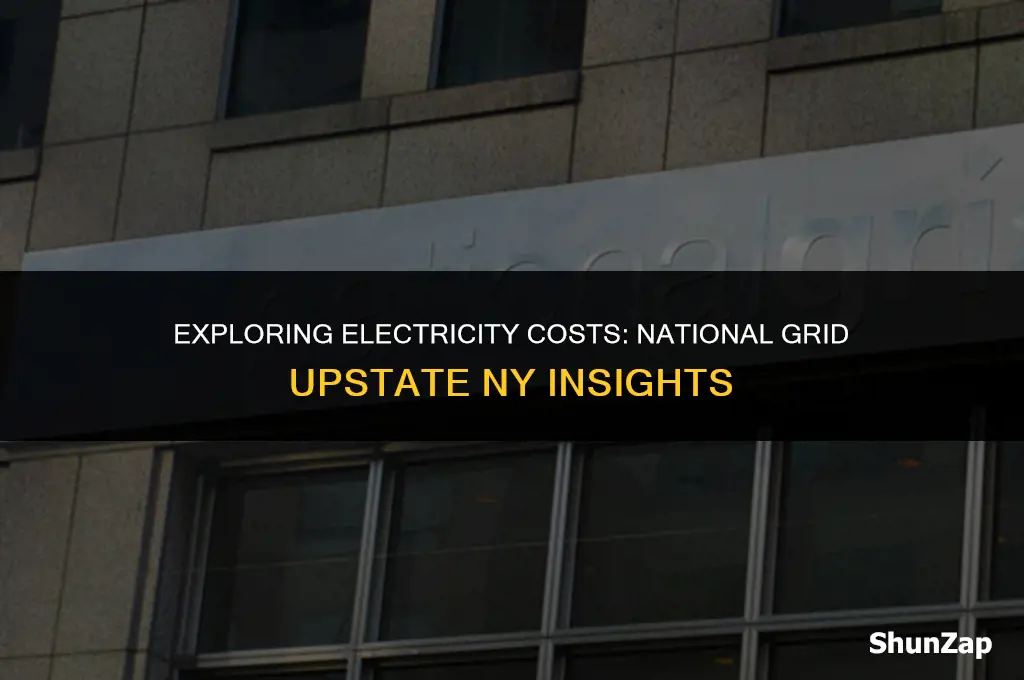 how much does electricity cost national grid upstate ny