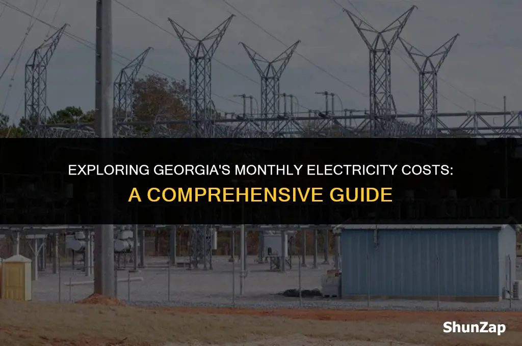 how much does electricity cost per month in georgia apa