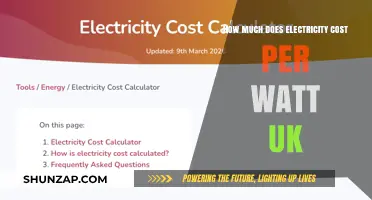 Understanding UK Electricity Costs: A Guide to Watt-Based Pricing