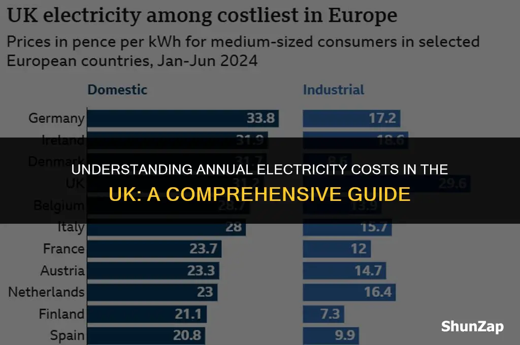 how much does electricity cost per year uk