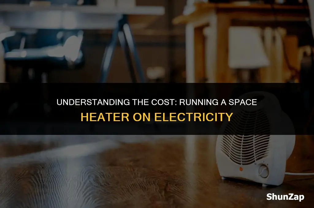 how much does electricity cost to run space heater
