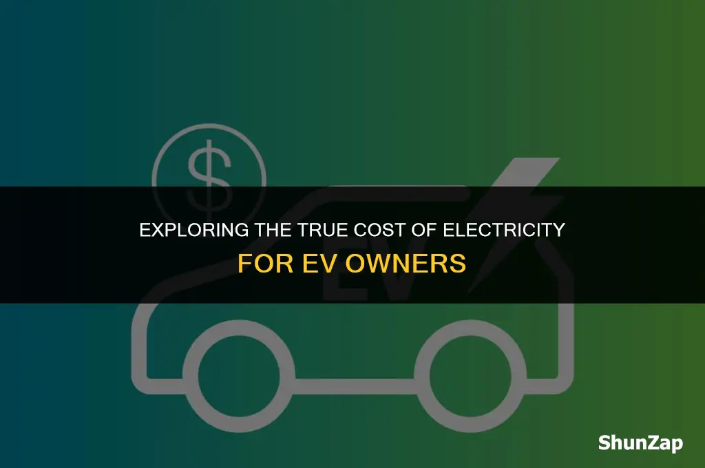 how much does electricity cost with an ev
