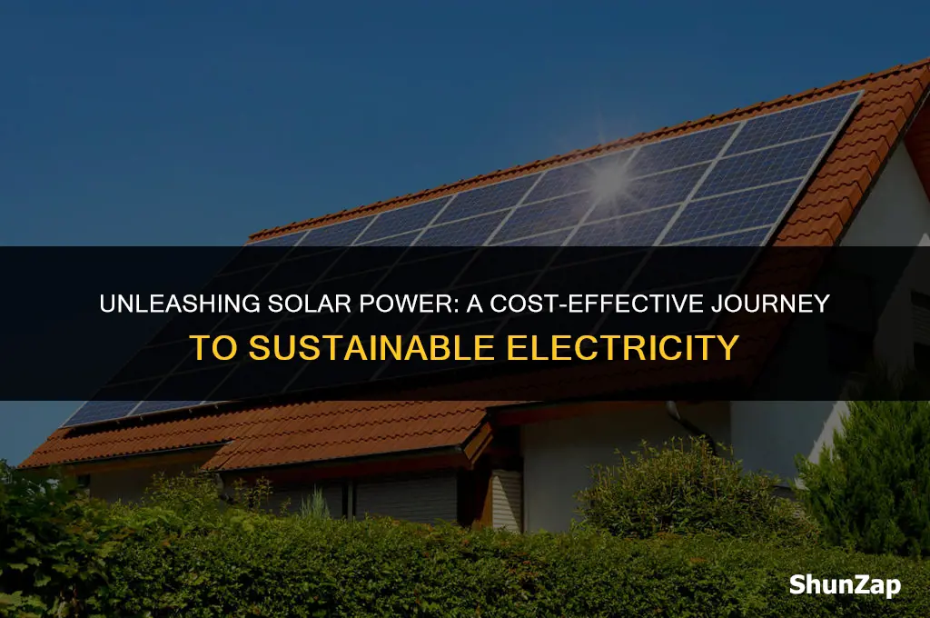 how much does electricity cost with solar panels