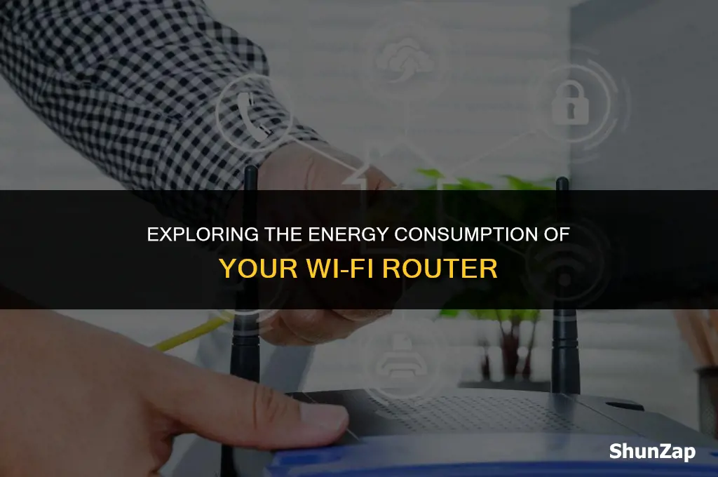 how much does electricity does a wi-fi router use