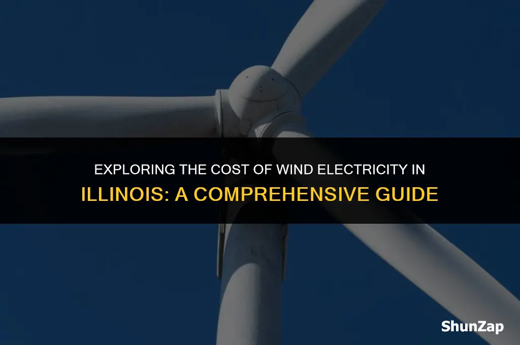 how much does electricity from wind cost in illinois