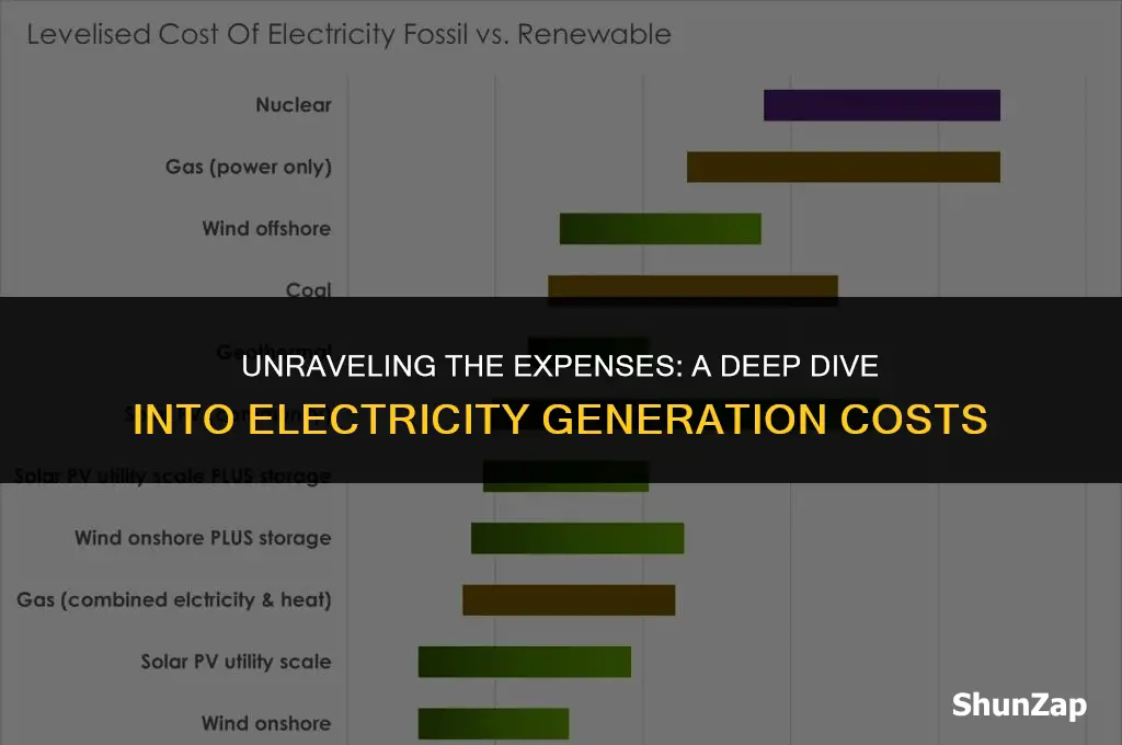 how much does electricity generation cost