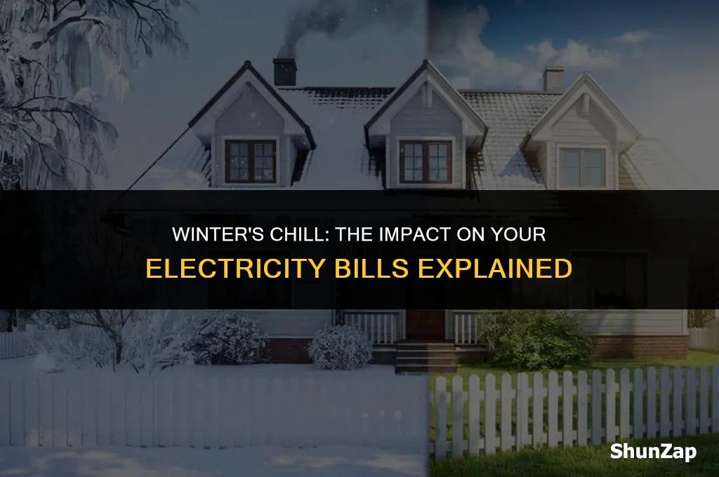 how much does electricity go up in the winter
