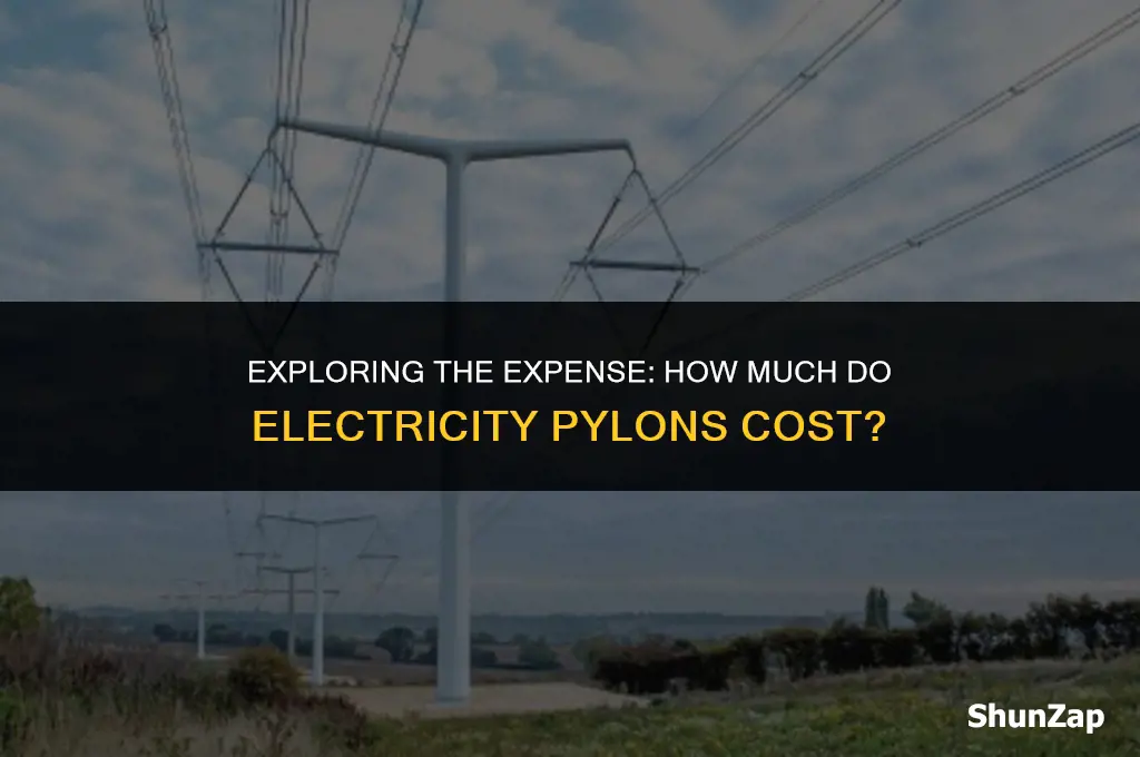 how much does electricity pylons cost