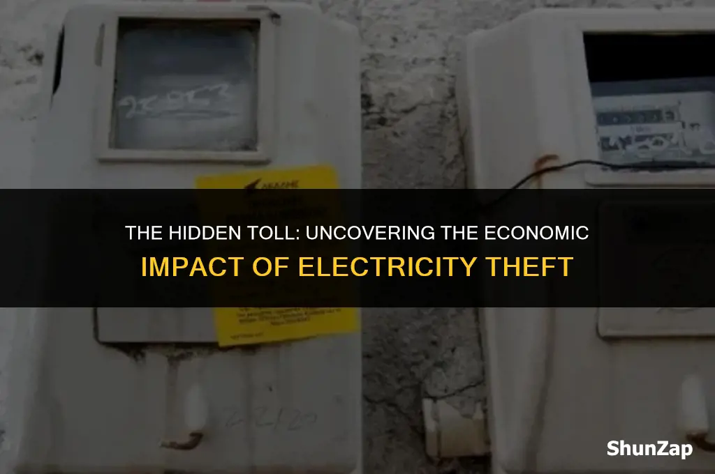 how much does electricity theft cost