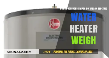 Exploring the Weight of an Empty 80 Gallon Electric Water Heater