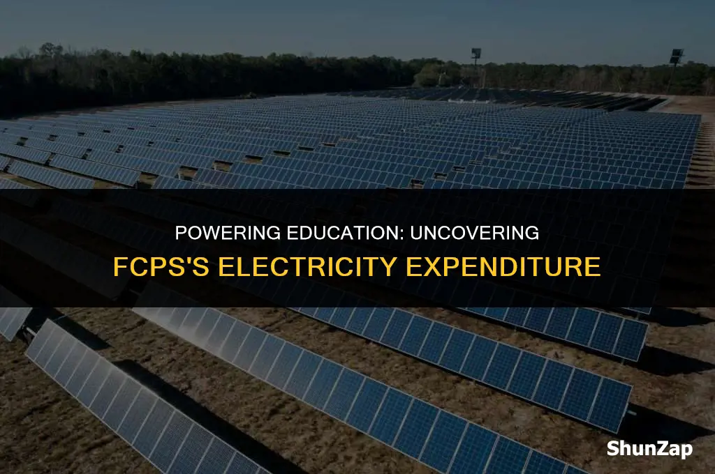 how much does fcps spend on electricity
