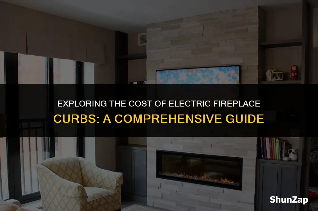 how much does fireplace curb electric