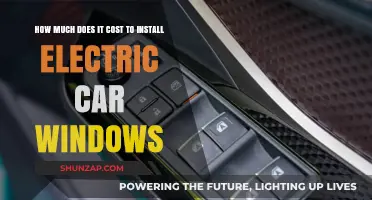 Electric Car Window Installation Costs: What to Expect