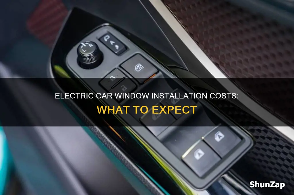 how much does it cost to install electric car windows