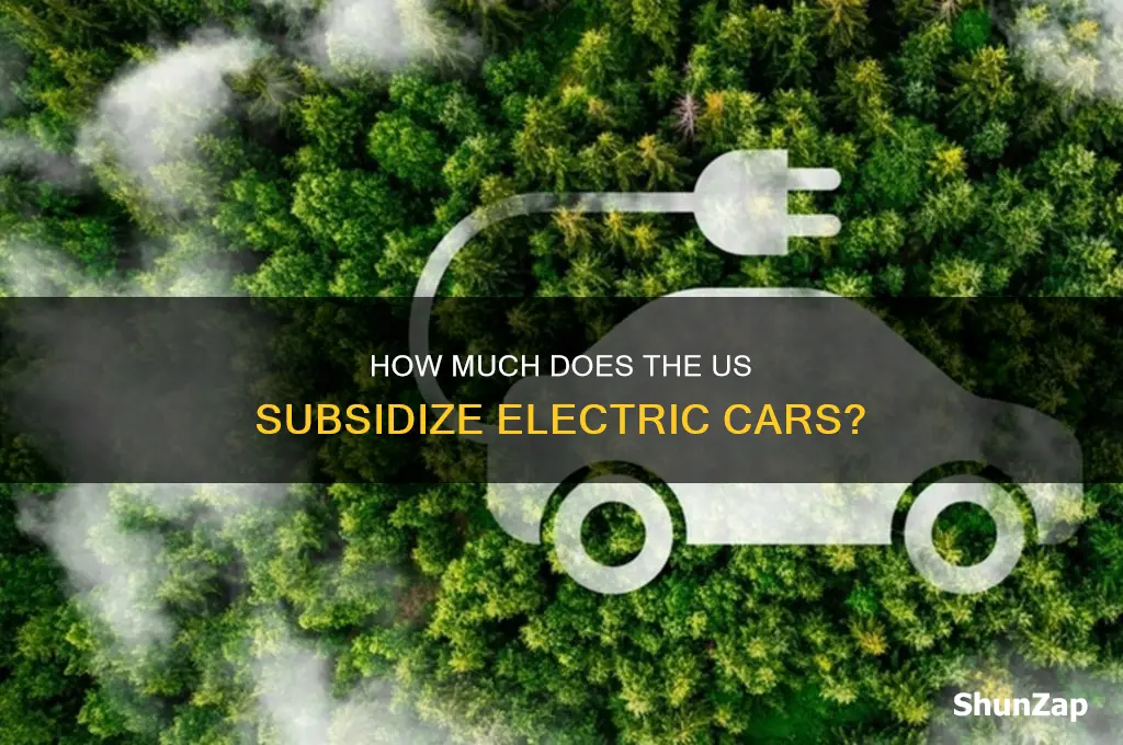 how much does us subsidize electric cars