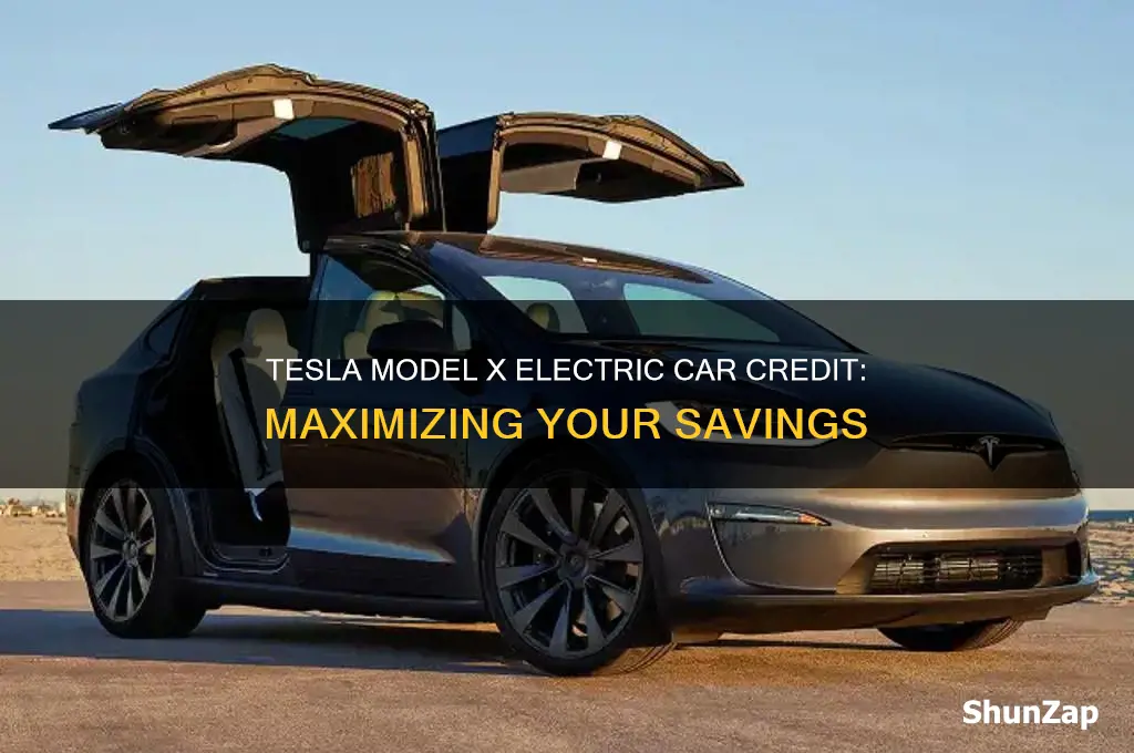how much electric car credit for tesla model x