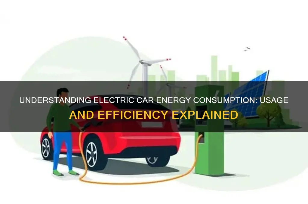 how much electric does a car use