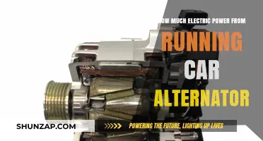 Maximizing Electric Power Output from Your Running Car Alternator