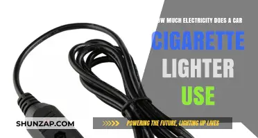 Cigarette Lighter Power Consumption: How Much Electricity Does It Use?