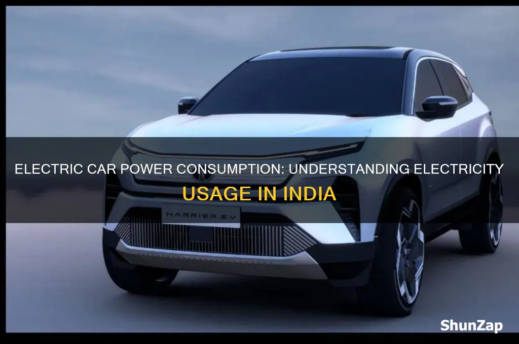 how much electricity does an electric car use in india
