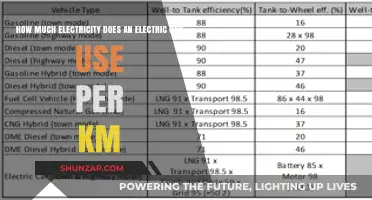Electric Car Efficiency: Unveiling Electricity Consumption per Kilometer