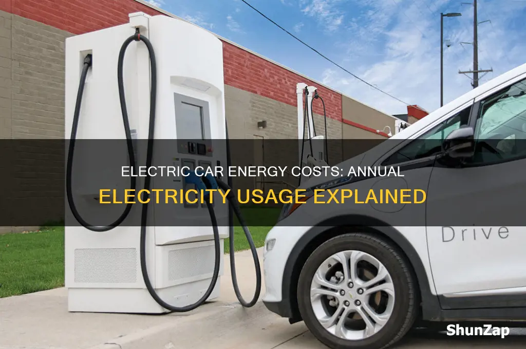 how much electricity per year to drive an electric car