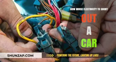 How Much Electricity Does It Take to Short Out a Car?