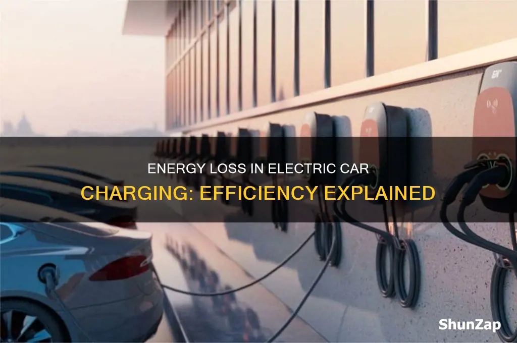 how much energy is lost charging a electric car