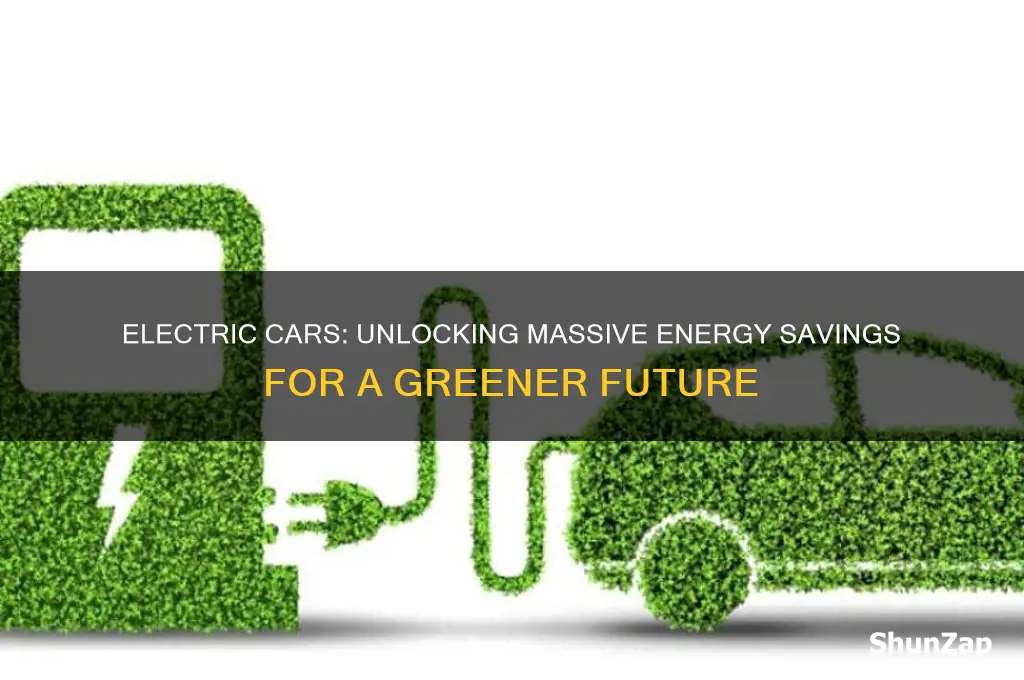 how much energy is saved by electric car