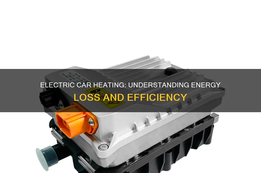 how much energy lost electric car heating