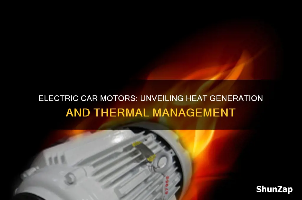 how much heat does an electric car motor produce