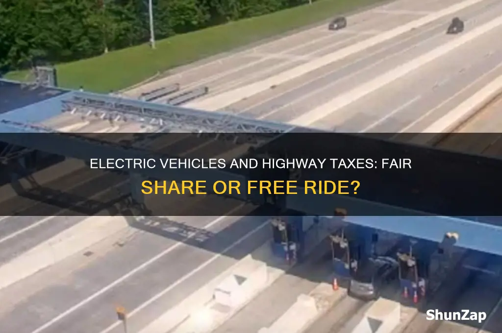 how much highway taxes do electric cars contribute
