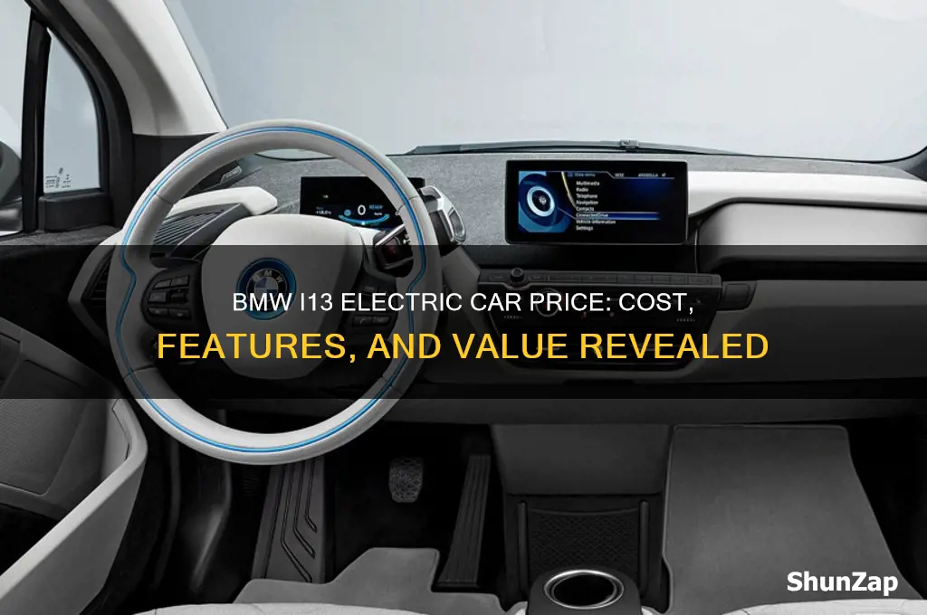 how much is a bmw i13 electric car