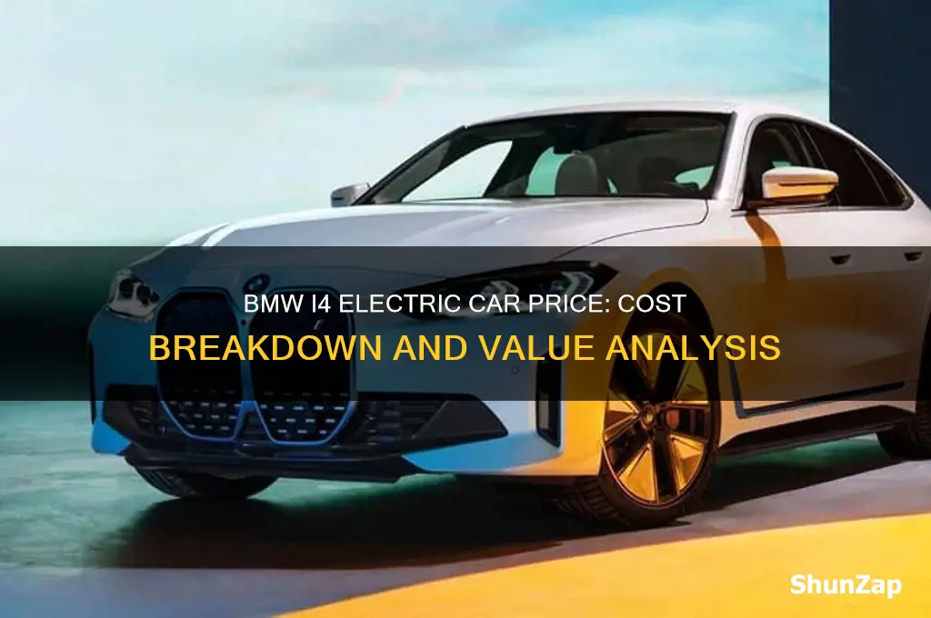 how much is a bmw i4 electric car