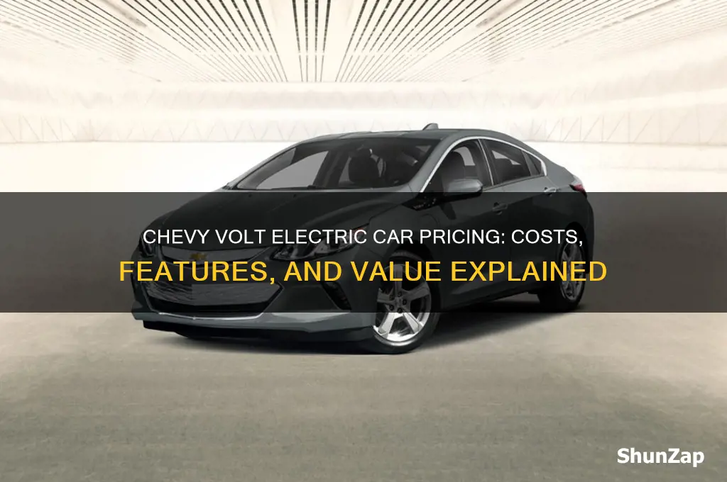 how much is a chevy volt electric car
