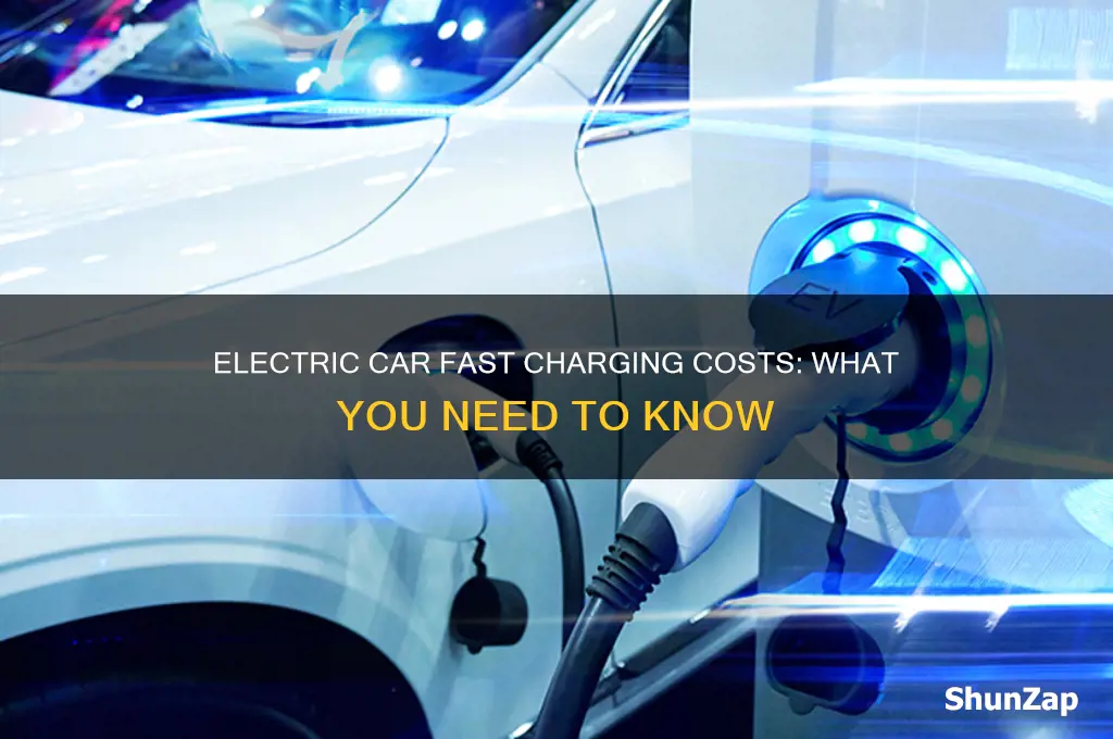 how much is a fast charge for an electric car