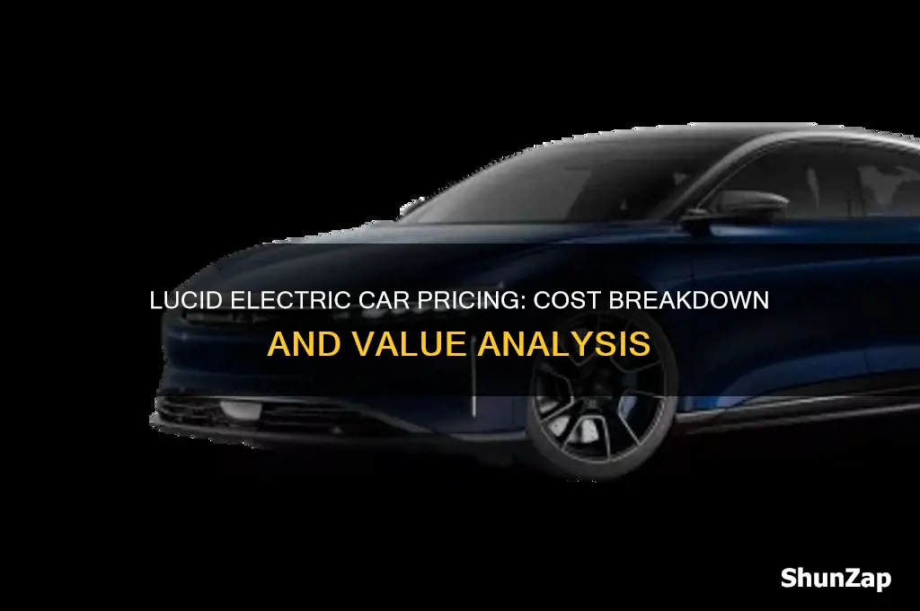 how much is a lucid electric car