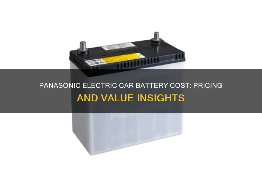 how much is a panasonic electric car battery