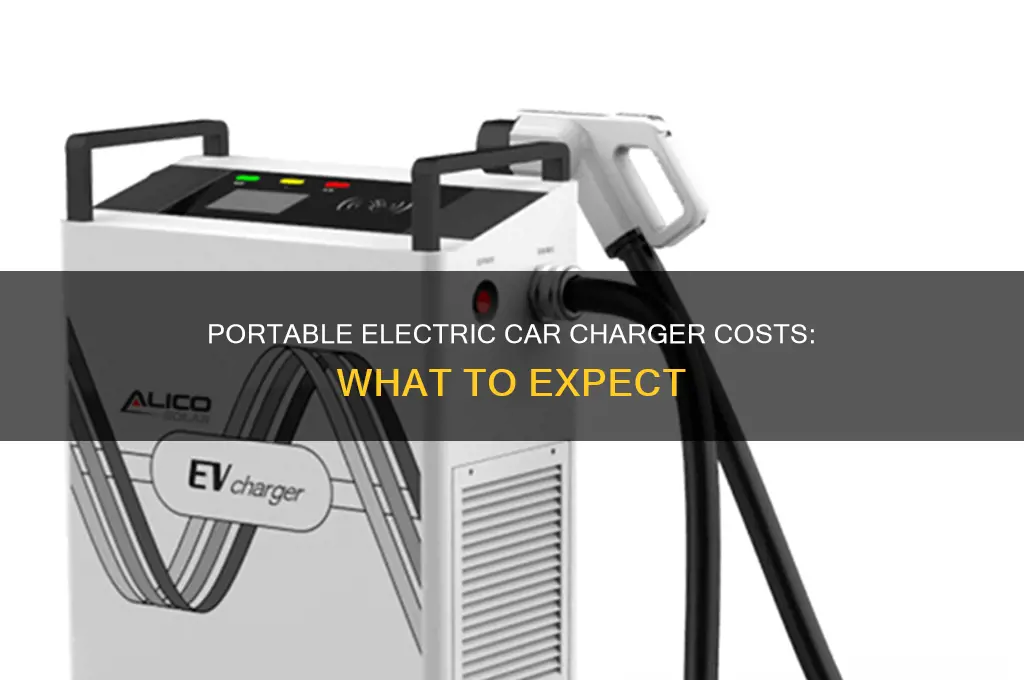 how much is a portable electric car charger