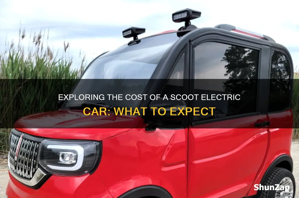 how much is a scoot electric car