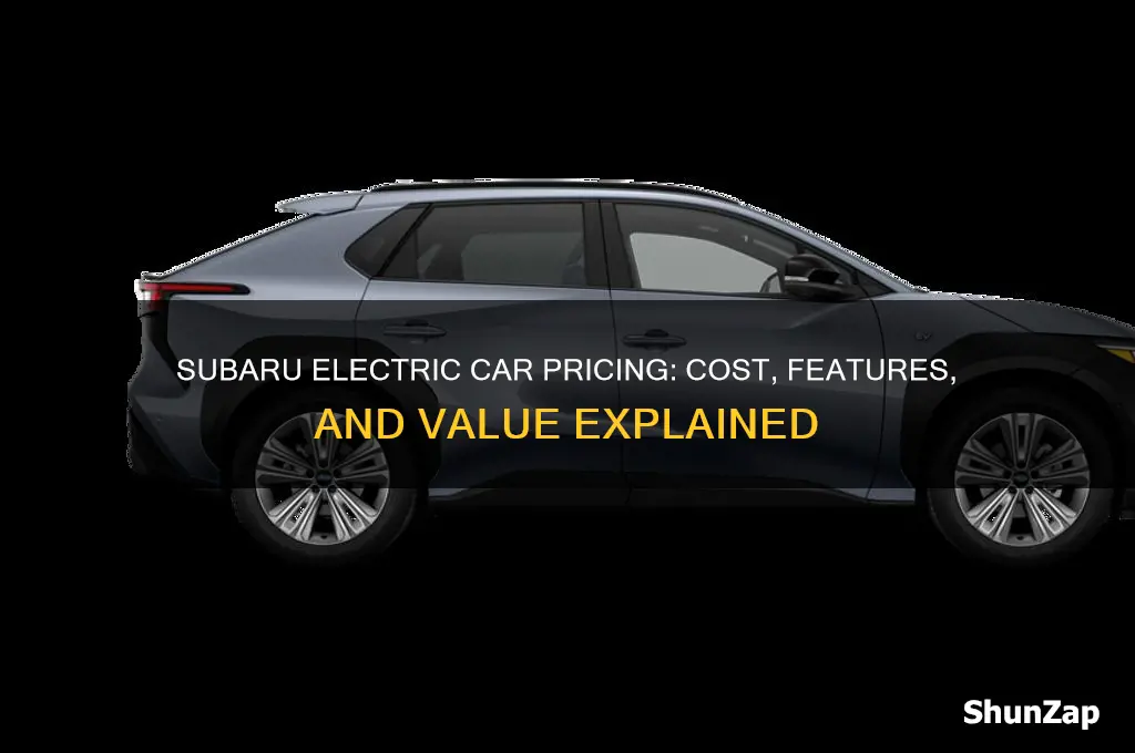 how much is a subaru electric car
