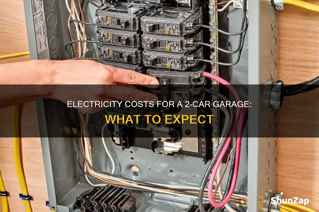 how much is electric for a 2 car garage