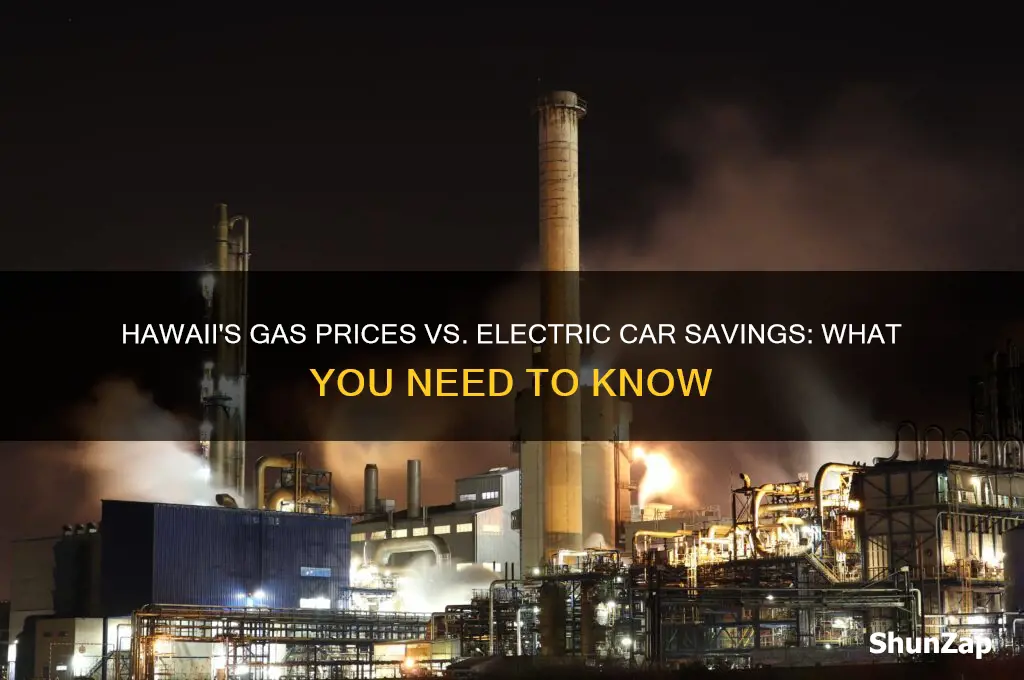 how much is gas in hawaii for and electric car
