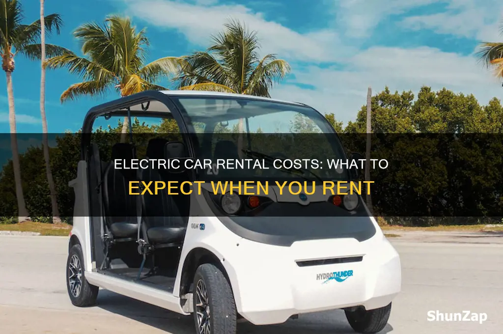 how much is it to rent a electric car