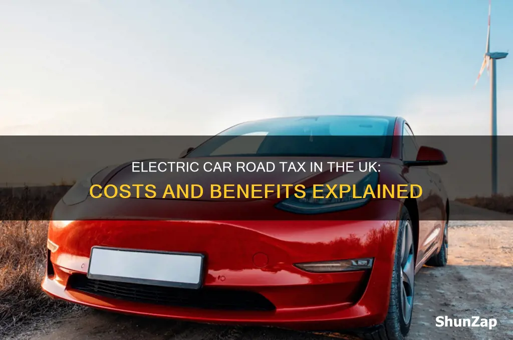 how much is road tax for electric cars uk
