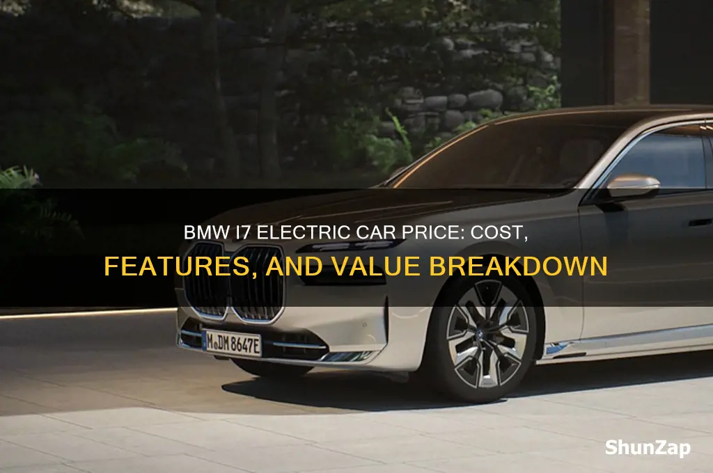 how much is the bmw i7 electric car