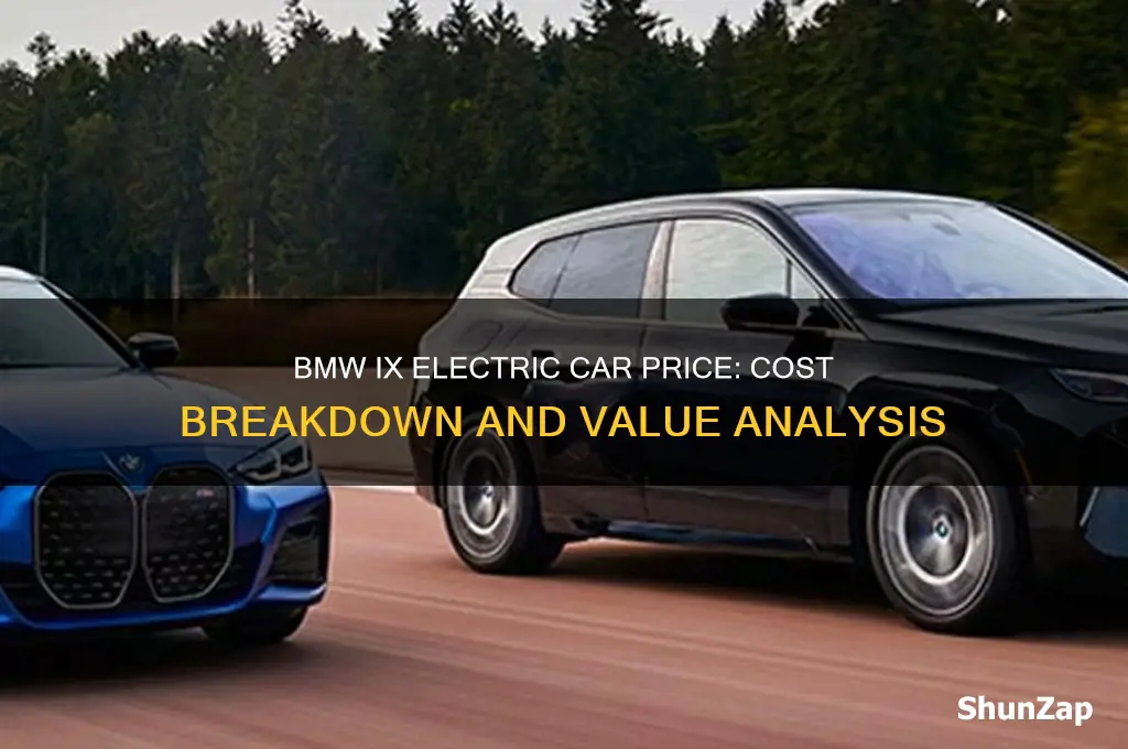 how much is the bmw ix electric car