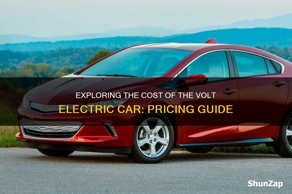 how much is the volt electric car